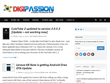 Tablet Screenshot of digipassion.com